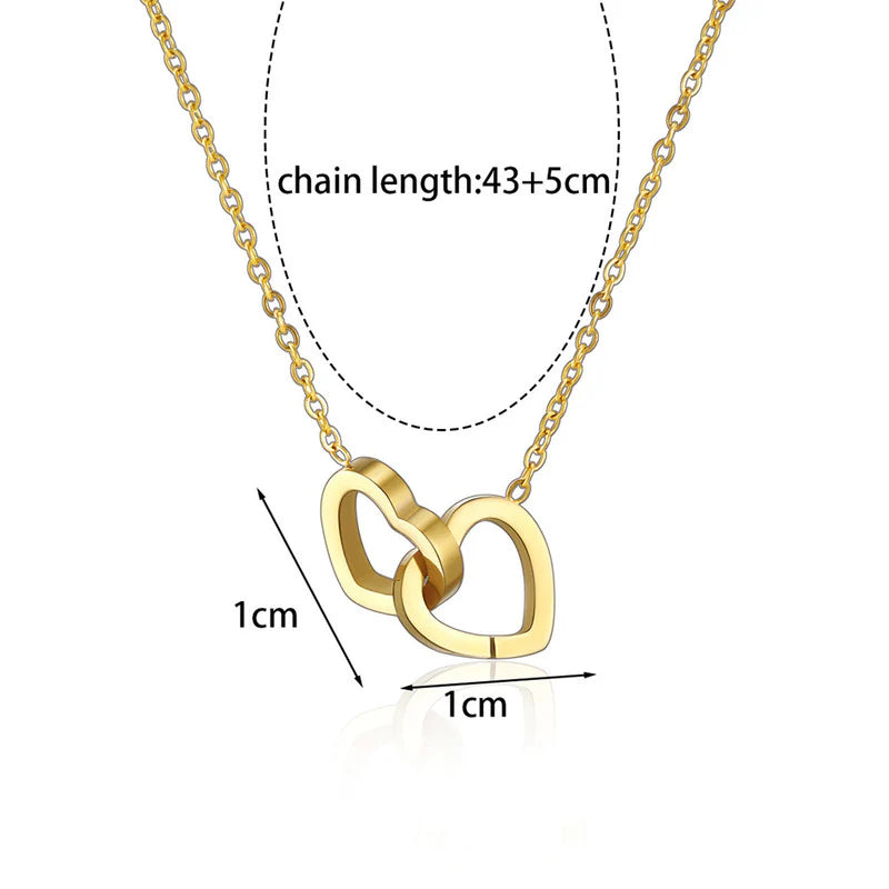 Gold-Plated Heart Themed Pendant